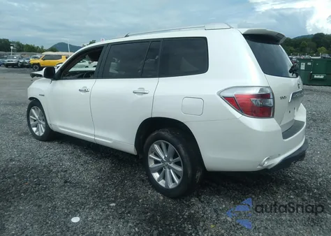 2009 Toyota Highlander Hybrid Limited from USA, damaged, VIN JTEEW44A392026040